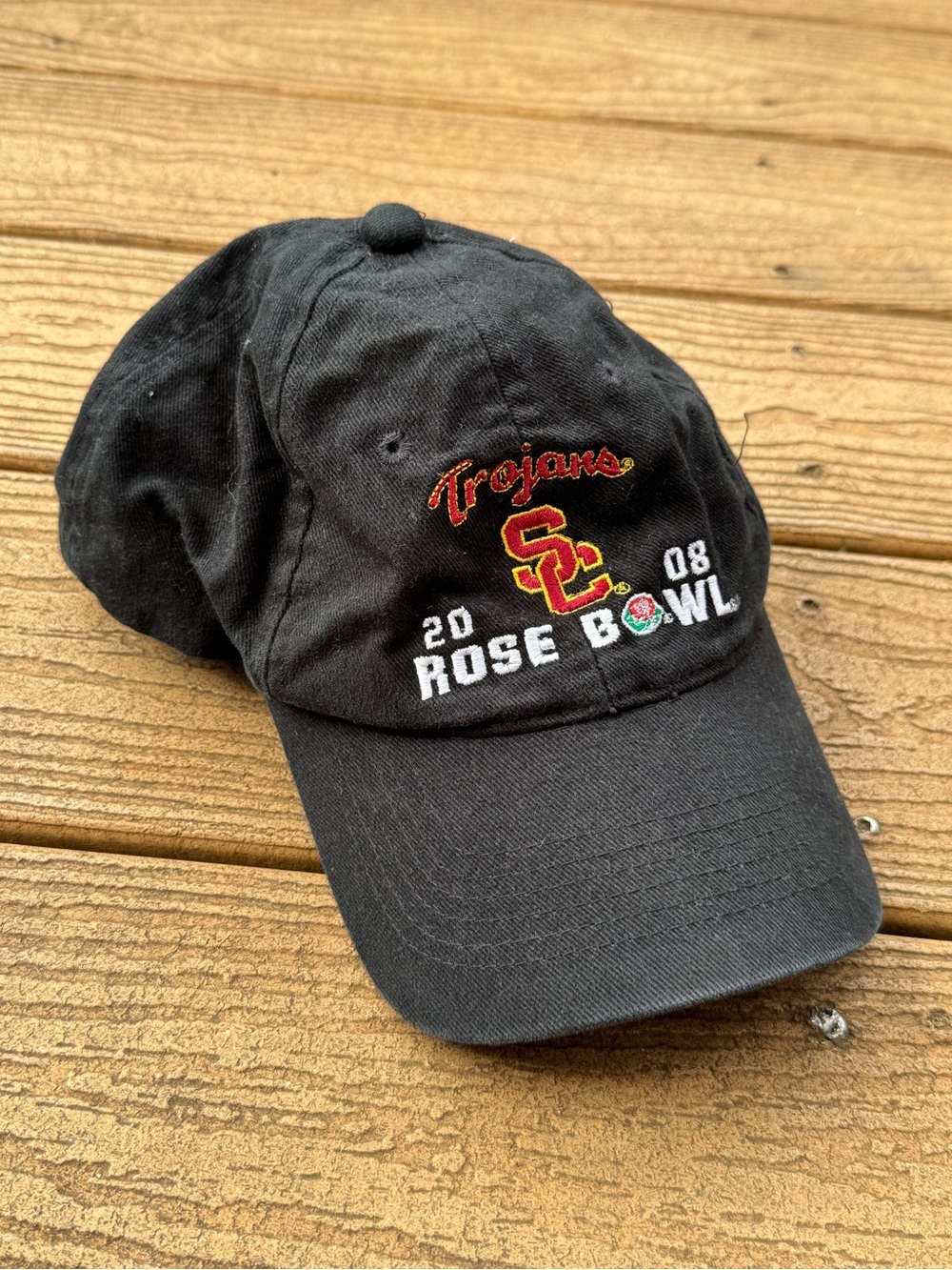 USC Trojans Rose Bowl Black Cap